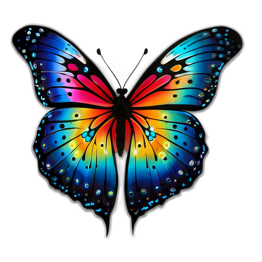 Cosmic Glow Butterfly Png 74 PNG image