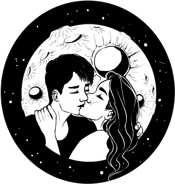 Cosmic_ Kiss_ Couple_ Moon_ Background PNG image