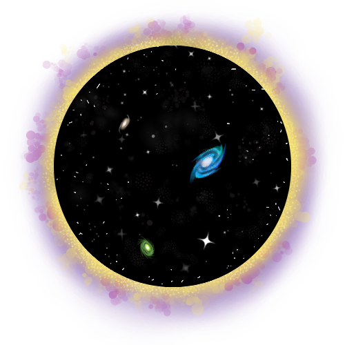 Cosmic Portal Illustration PNG image