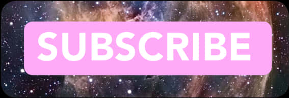 Cosmic Subscribe Button PNG image