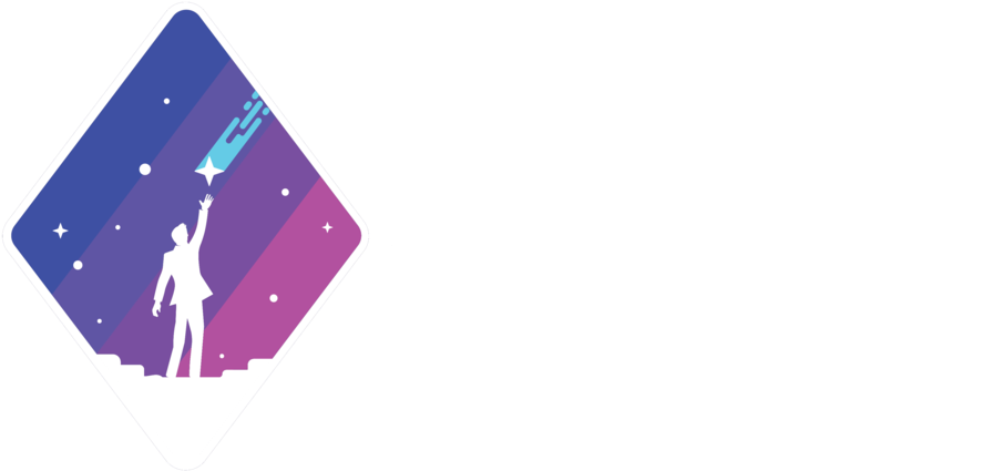 Cosmos Logowith Astronautand Satellite PNG image