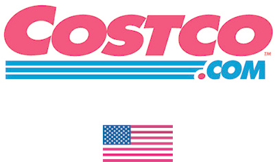 Costco Logowith American Flag PNG image