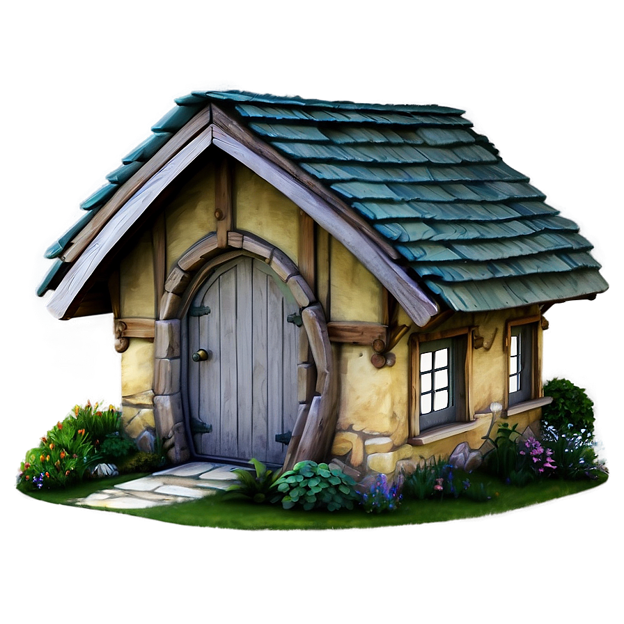 Cottage With A Secret Garden Png Kwv96 PNG image