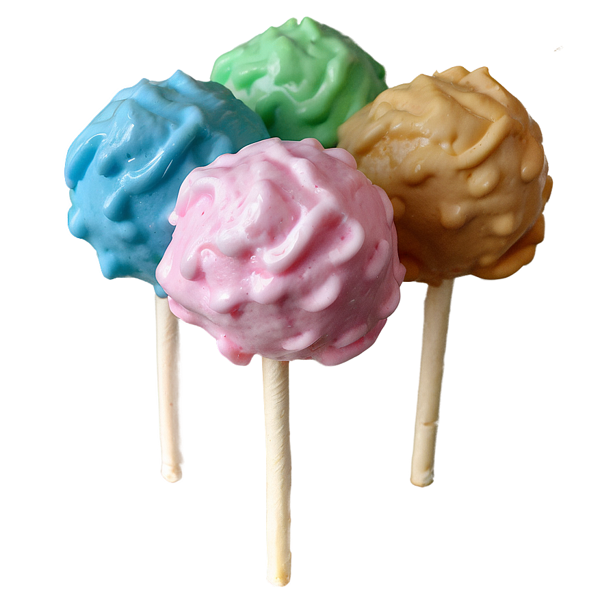 Cotton Candy Cake Pops Png 85 PNG image