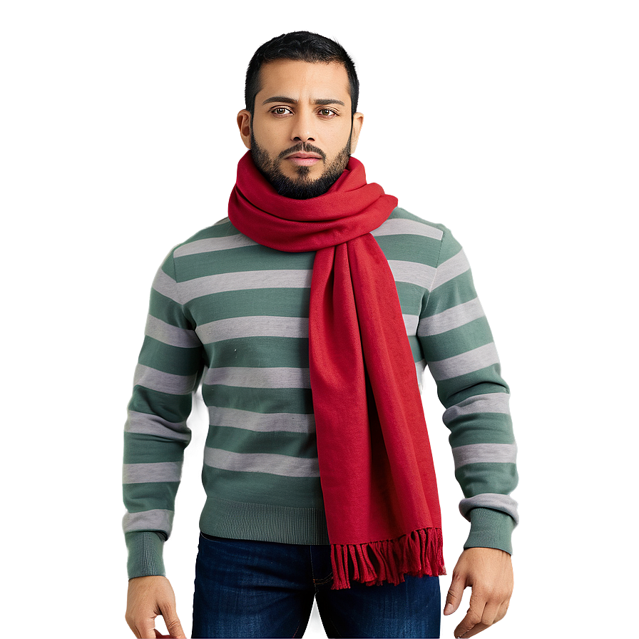 Cotton Red Scarf Png Lqx9 PNG image