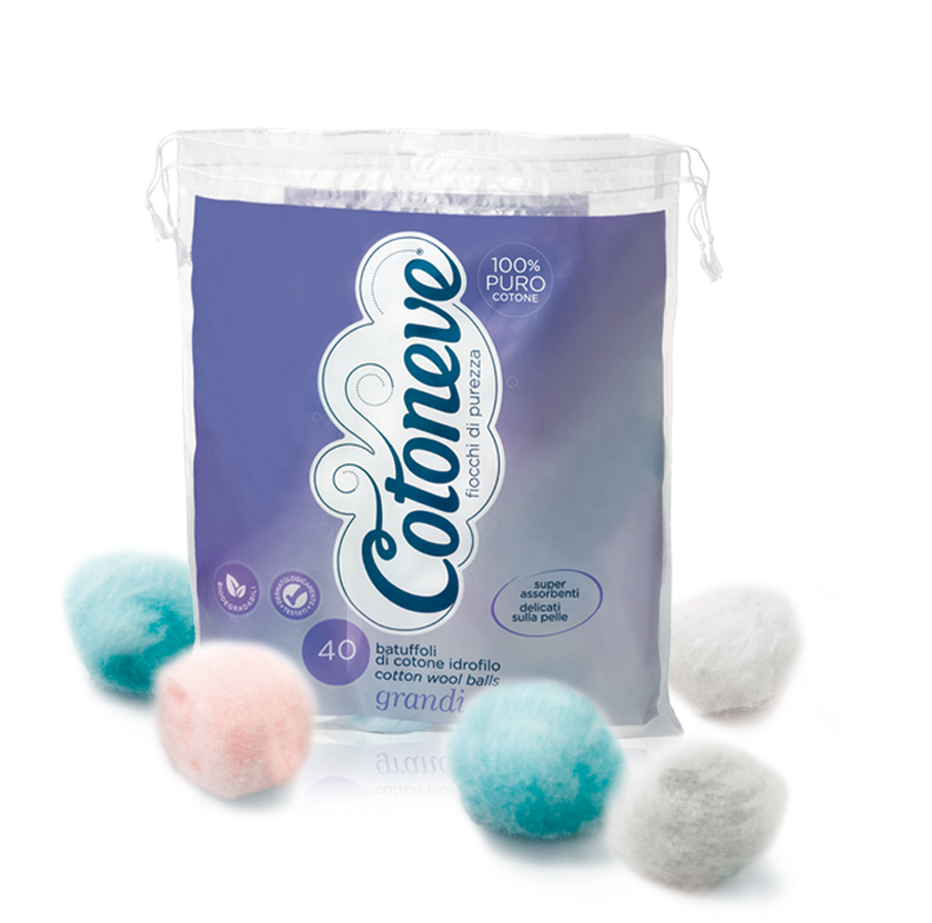 Cottonelle Cotton Wool Balls Packaging PNG image