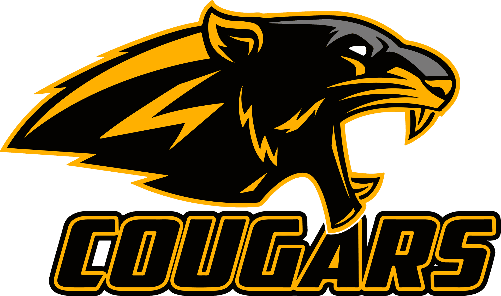 Cougar Sports Team Logo PNG image