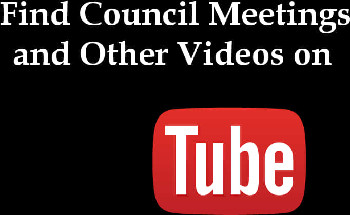 Council Meetingson You Tube Promotion PNG image