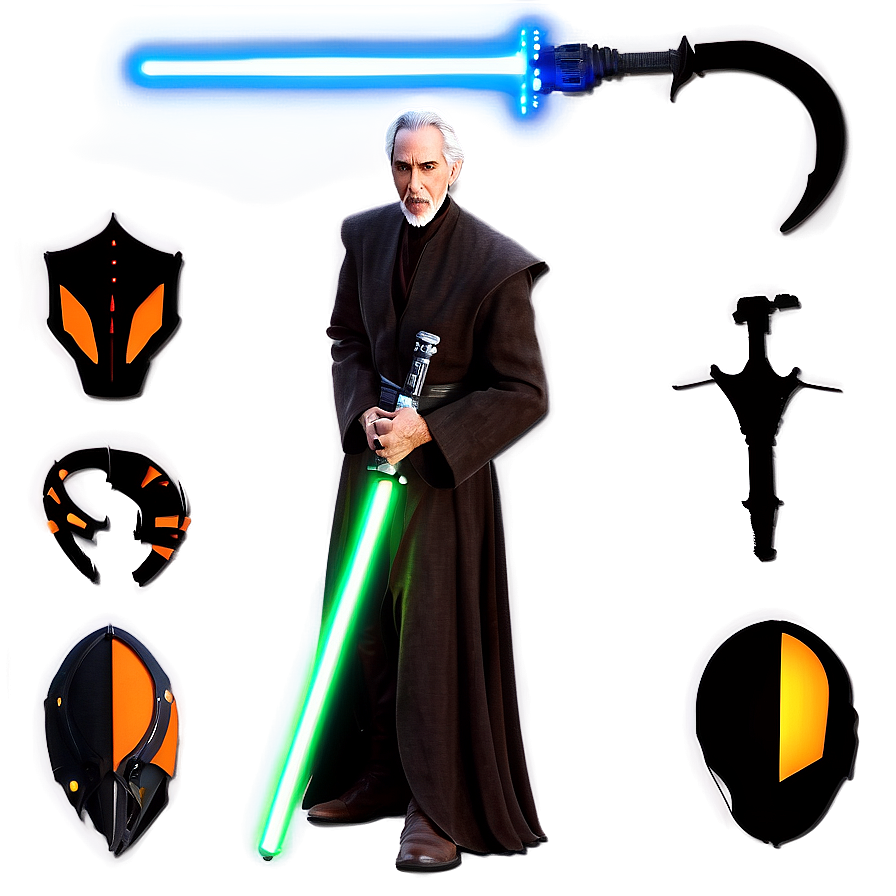 Count Dooku And General Grievous Png 06292024 PNG image