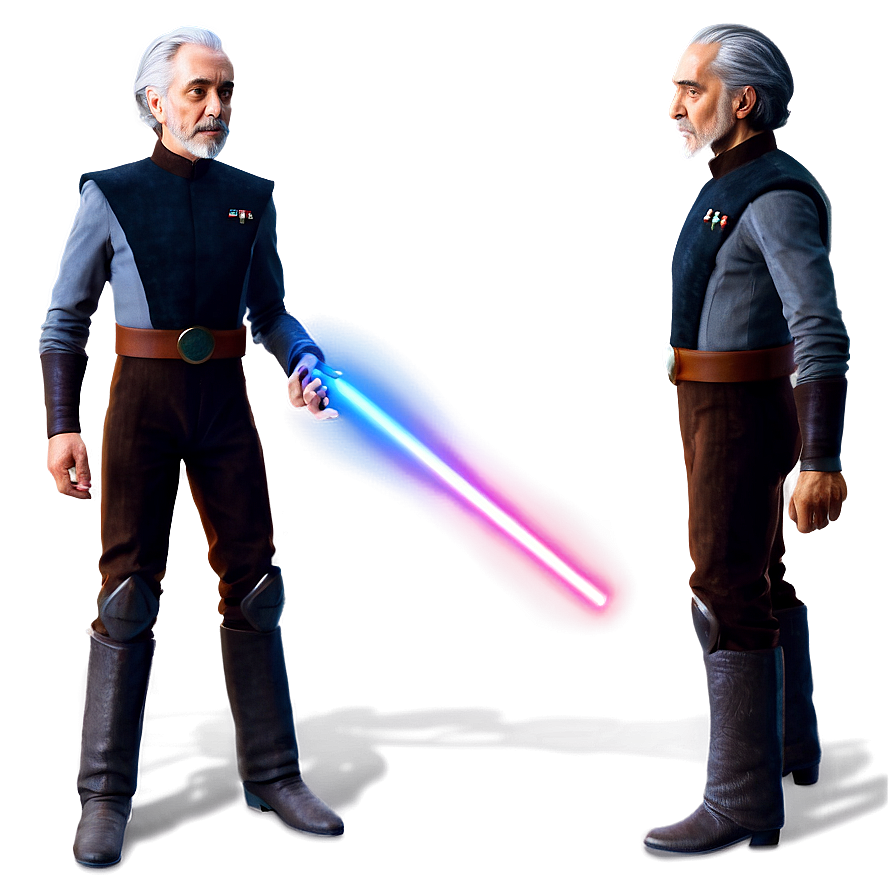 Count Dooku Concept Art Png 06292024 PNG image