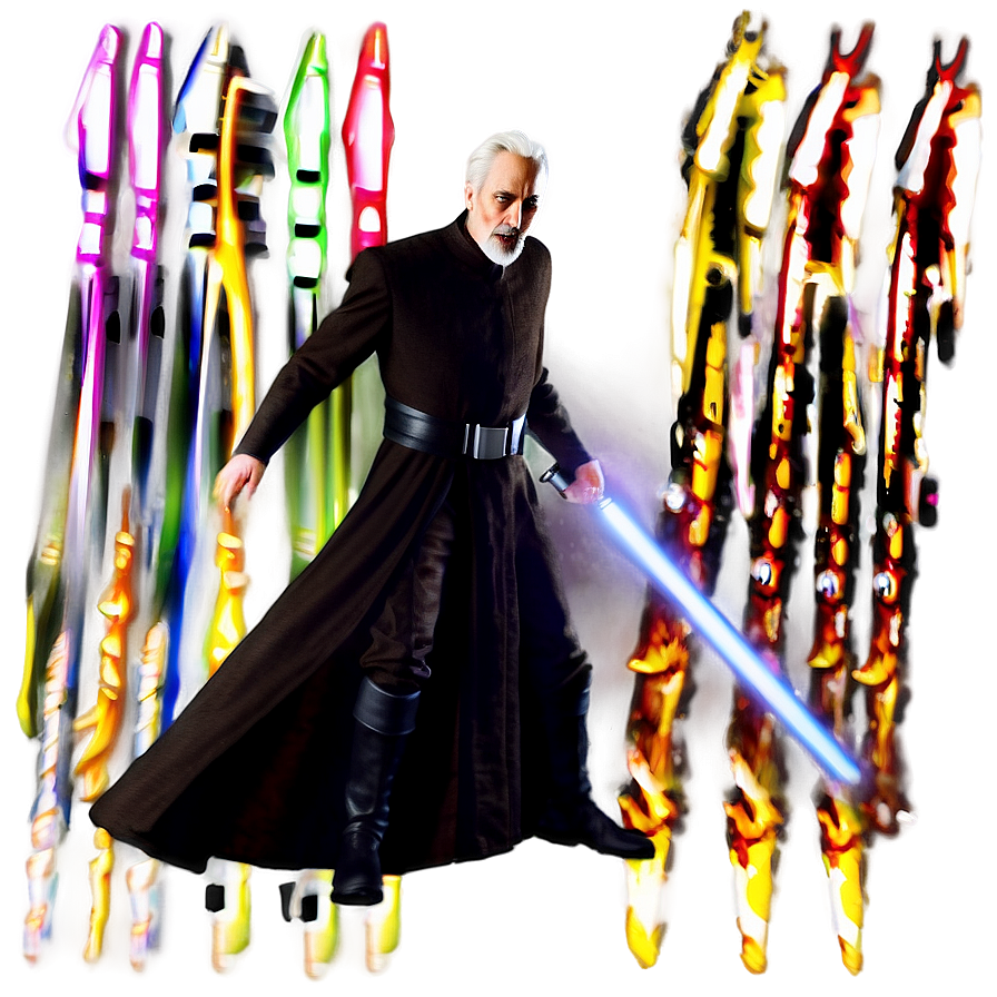 Count Dooku Final Duel Png Atd PNG image