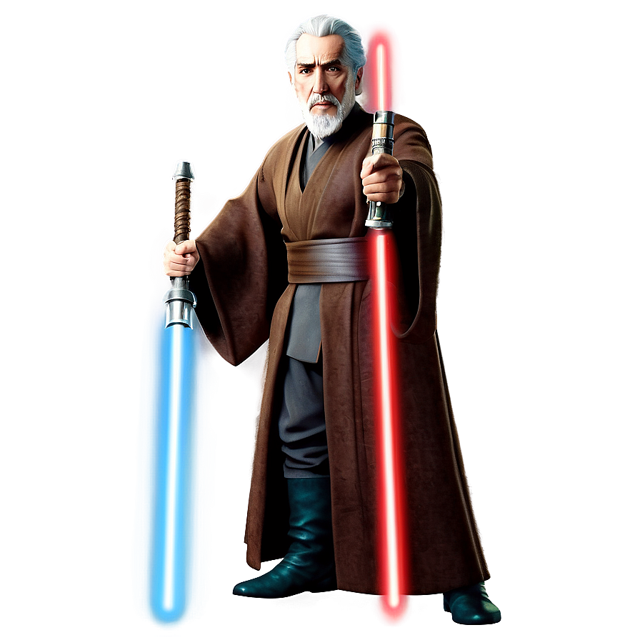 Count Dooku Jedi Master Png 78 PNG image