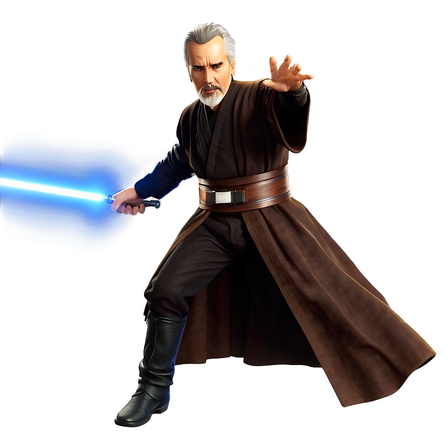 Count Dooku Vs Anakin Skywalker Png 06292024 PNG image