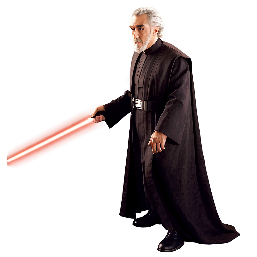 Count Dooku With Darth Sidious Png Vwg PNG image