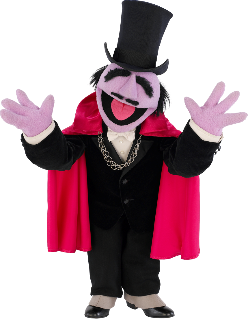 Count Von Count Sesame Street PNG image