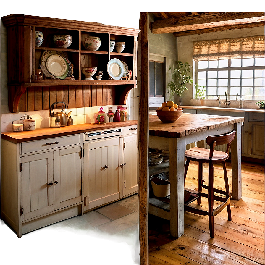 Country Cottage Kitchen Png 8 PNG image