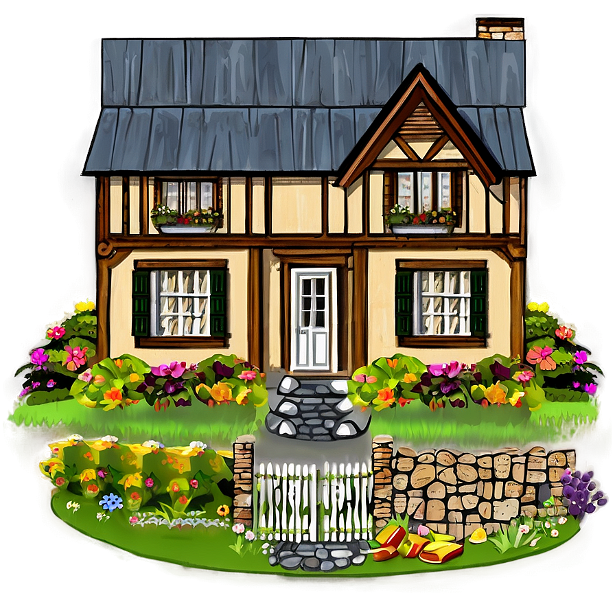 Country House Landscape Png Atm34 PNG image