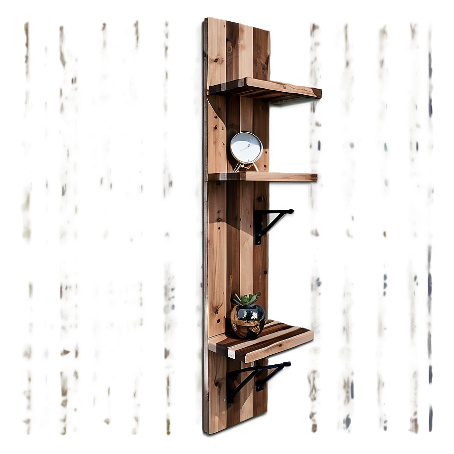 Country Style Wood Shelf Ideas Png 06272024 PNG image