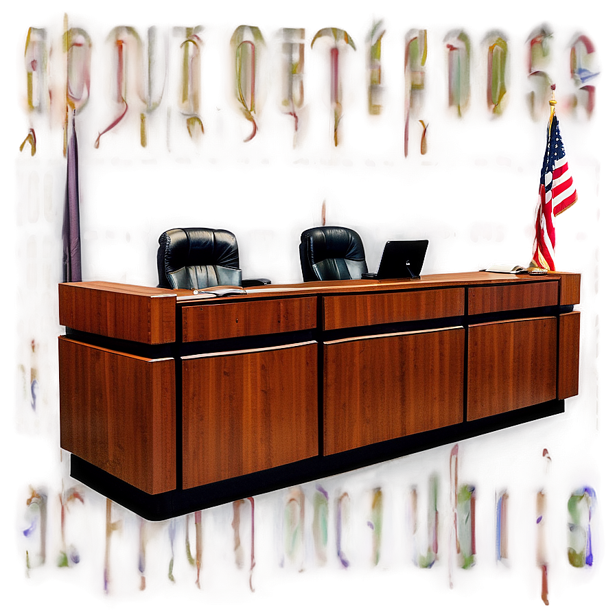 Courtroom Legal Aid Station Png 06262024 PNG image