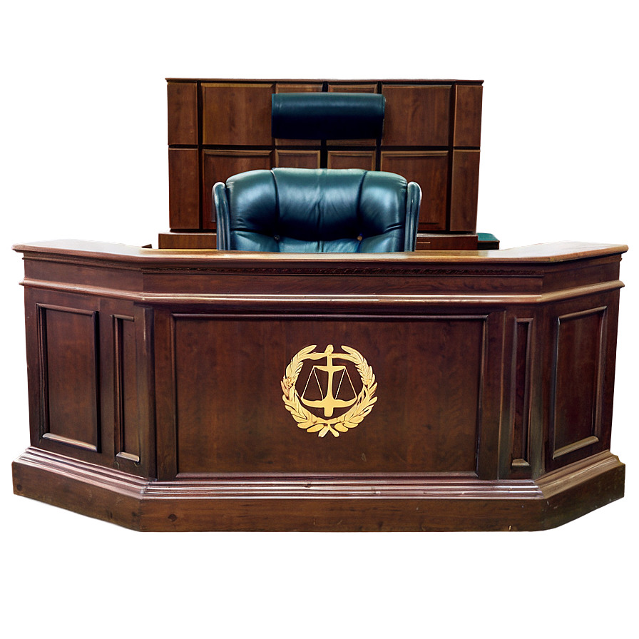 Courtroom Witness Stand Png 06262024 PNG image