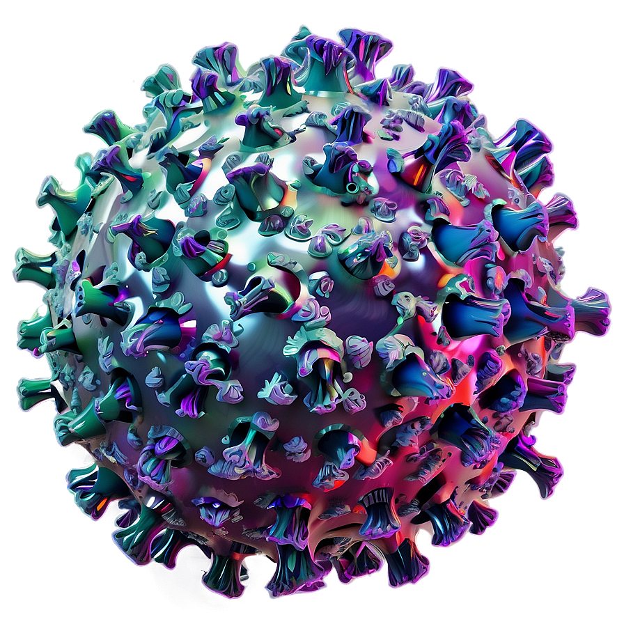 Covid 19 Virus Structure Png Pqk16 PNG image