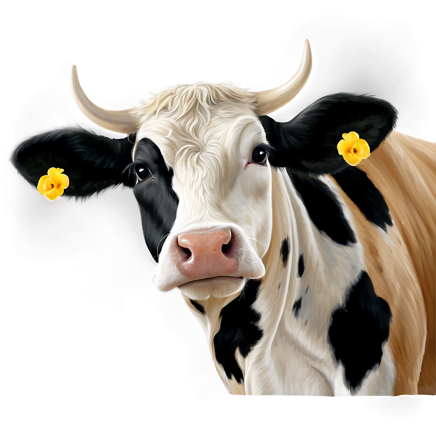 Cow Face Profile Png Fxw PNG image