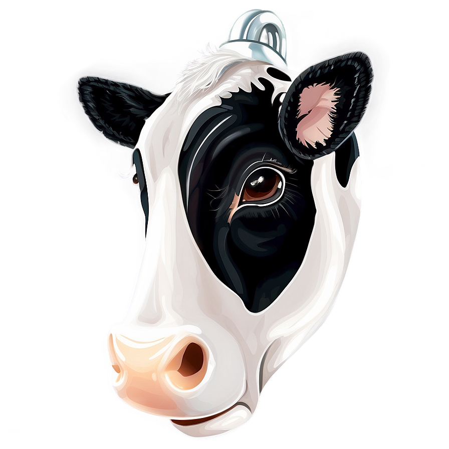 Cow Face With Bell Png Mkp PNG image