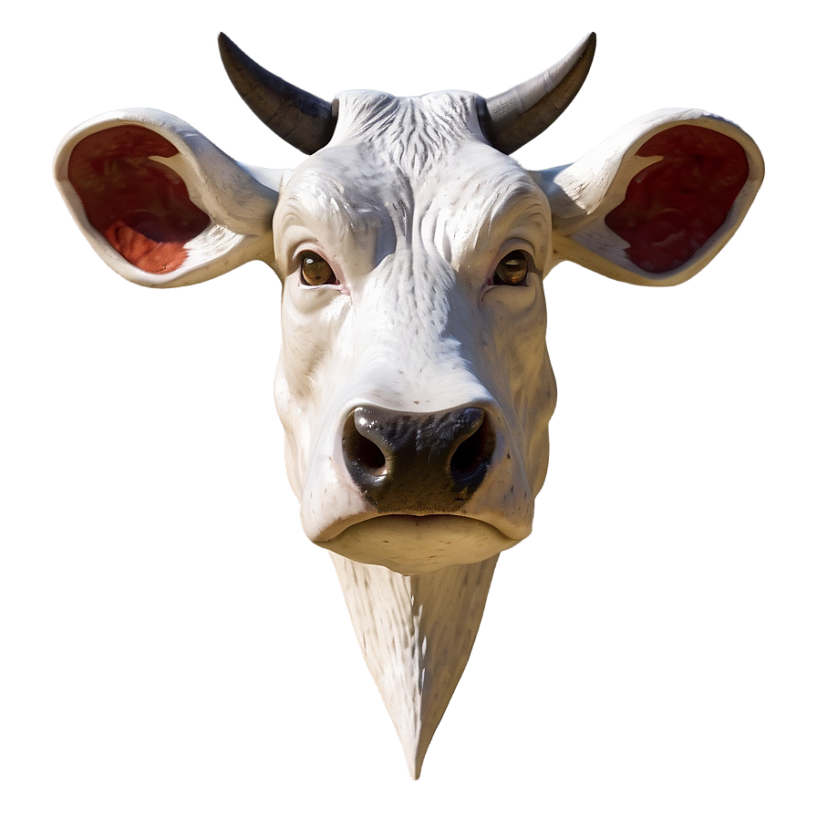 Cow Head Mascot Png 06212024 PNG image