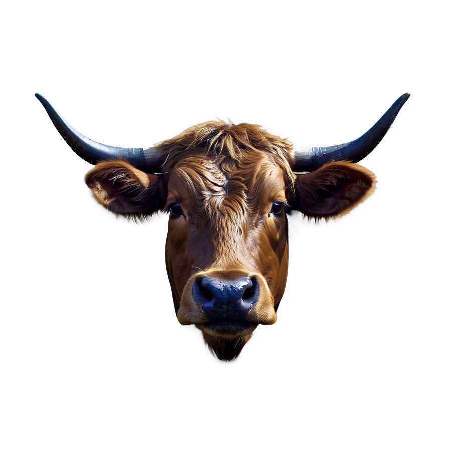 Cow Head Silhouette Png 06212024 PNG image