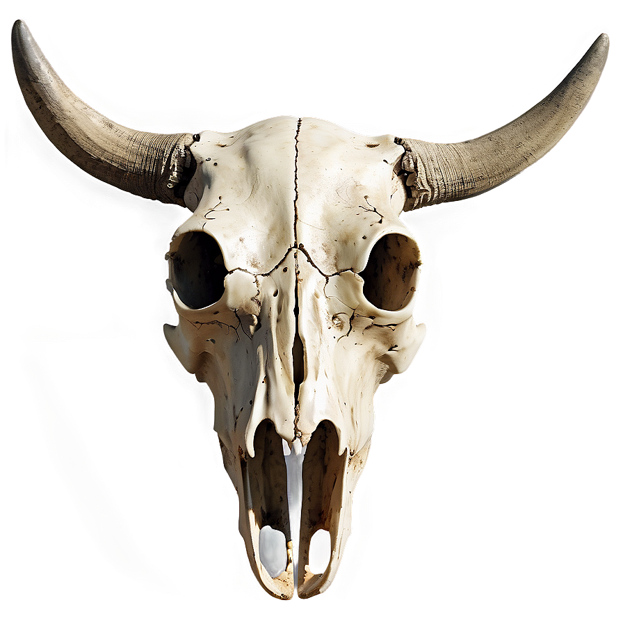 Cow Skull On Desert Background Png Hsu PNG image