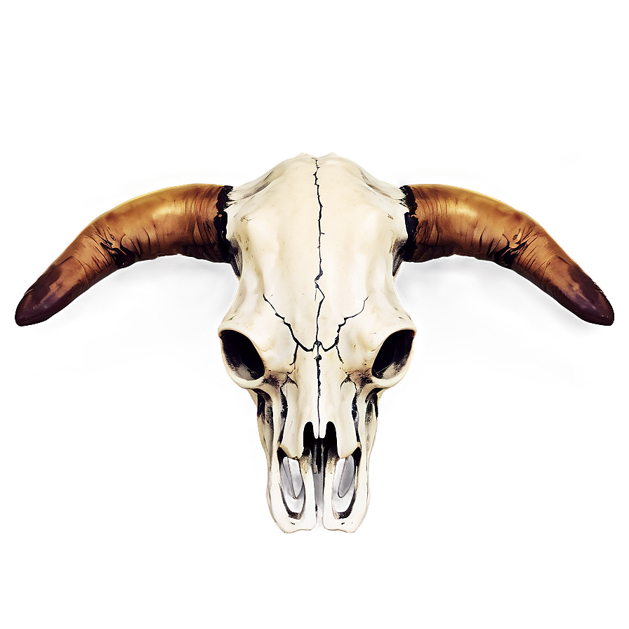 Cow Skull With Horns Png Kln PNG image