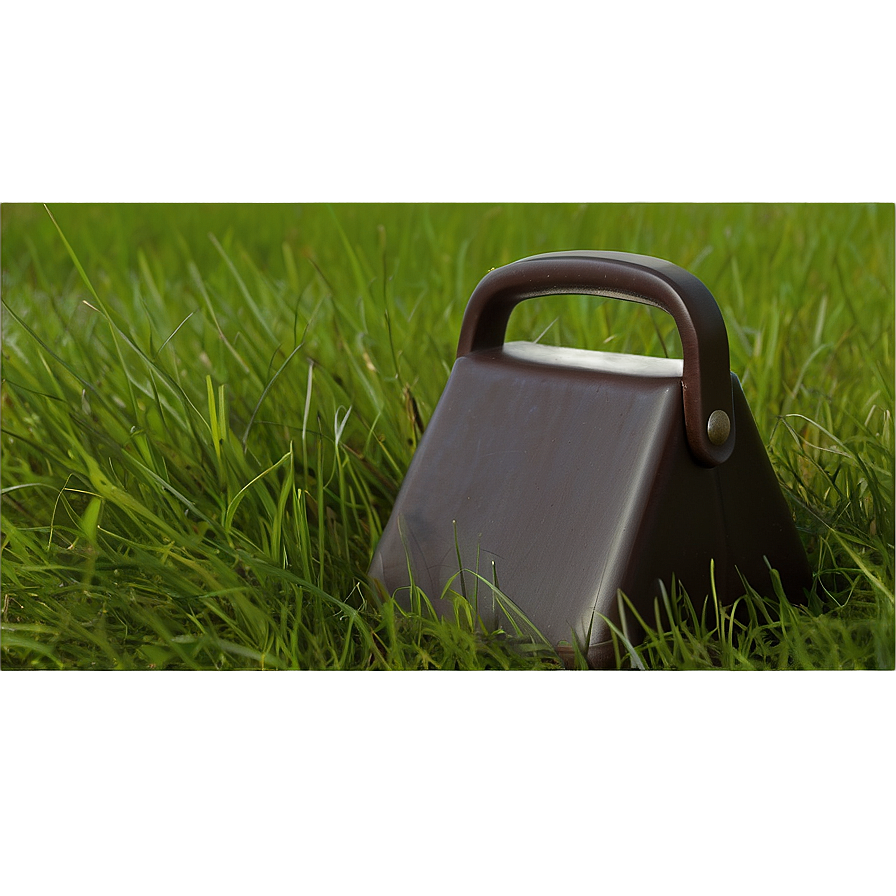 Cowbell In Lush Grass Png Uvb99 PNG image