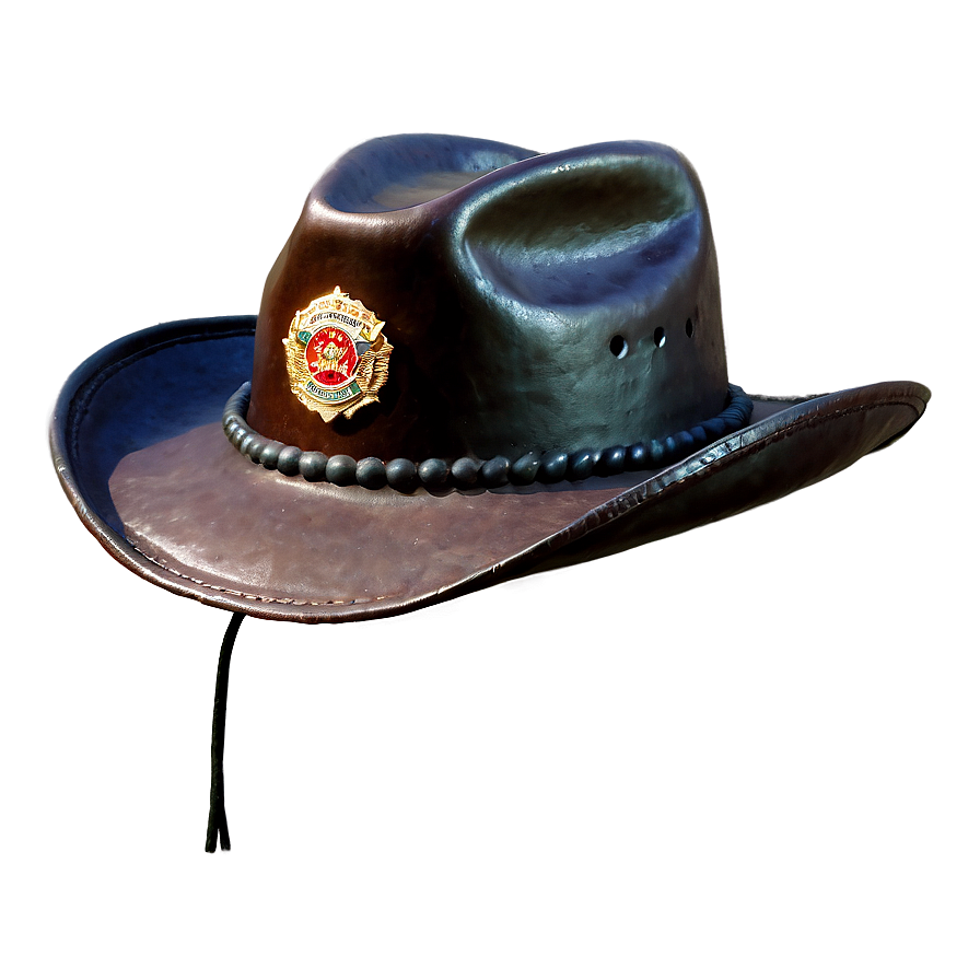 Cowboy Hat With Badge Png Cnk PNG image