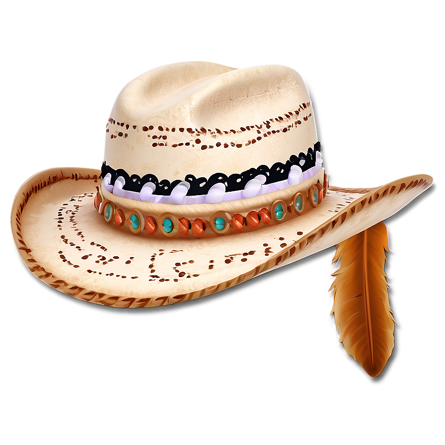 Cowboy Hat With Feathers Png Xsr PNG image