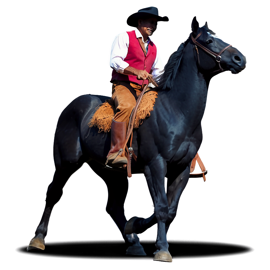 Cowboy Horse Riding Png Lse PNG image