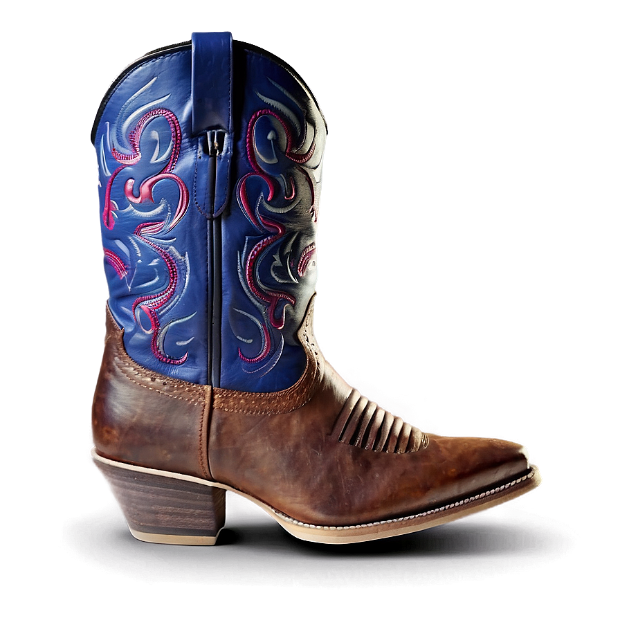 Cowboy Leather Boots Png Bwf41 PNG image