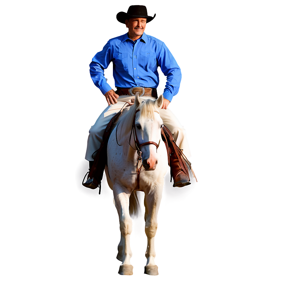 Cowboy On Horse Png 05212024 PNG image