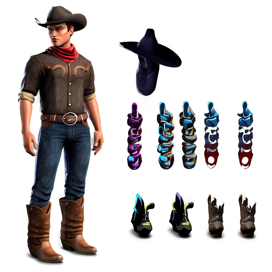 Cowboy Outfit Png 9 PNG image
