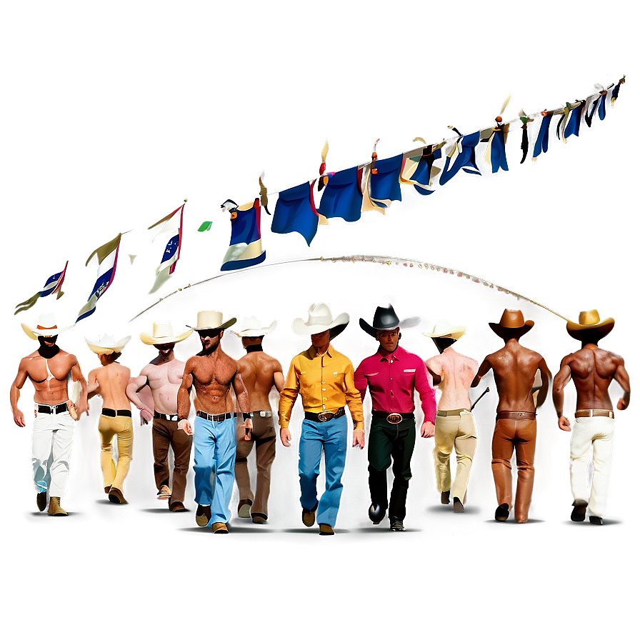 Cowboy Parade Png Reb PNG image