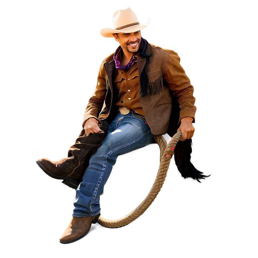 Cowboy Rope Tricks Png 05212024 PNG image