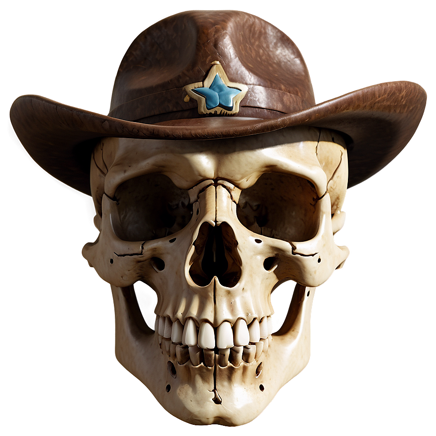 Cowboy Skull Png 05212024 PNG image