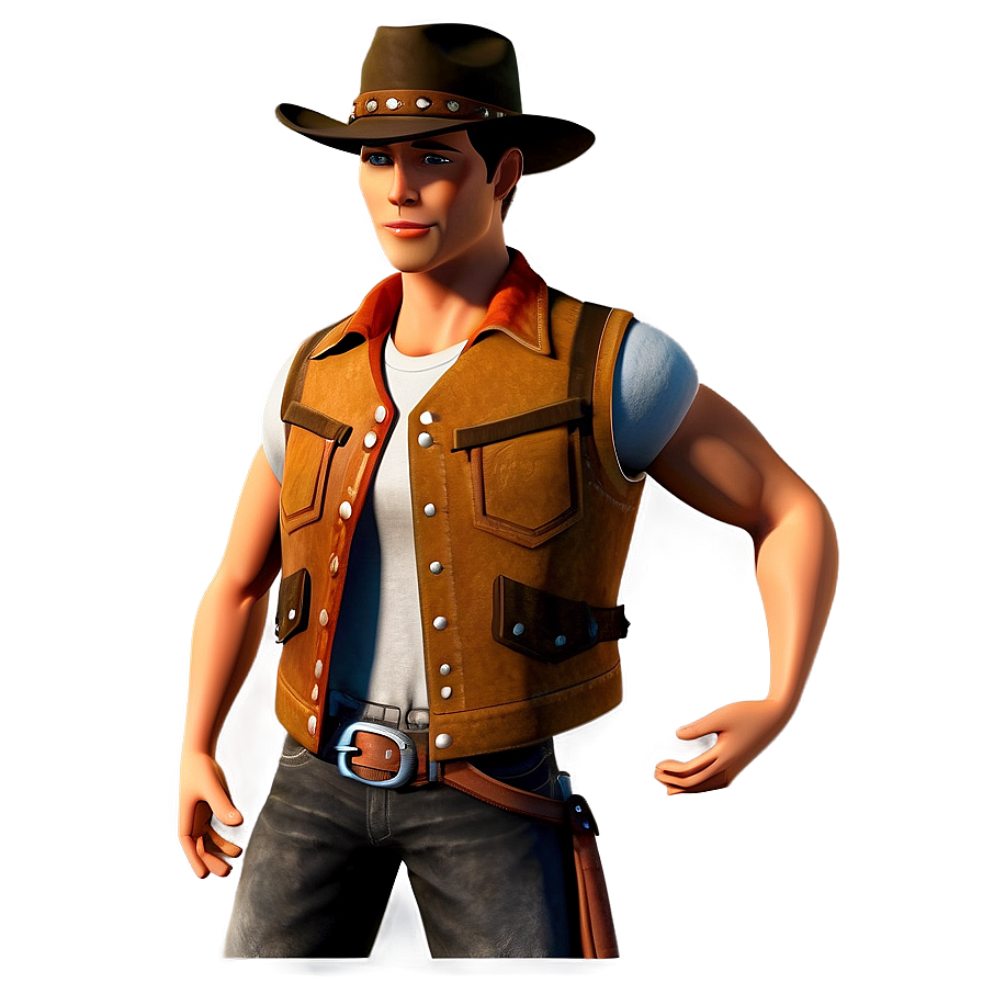 Cowboy Vest Png Lqd PNG image