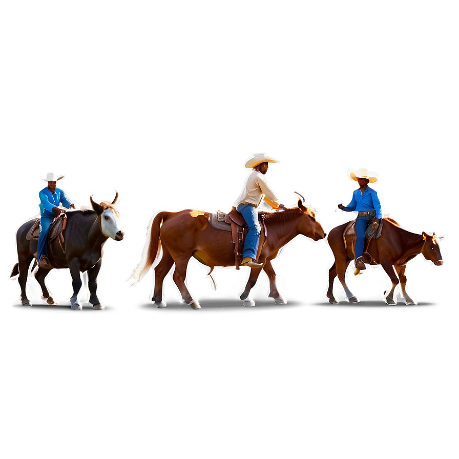 Cowboys With Cattle Png 05212024 PNG image