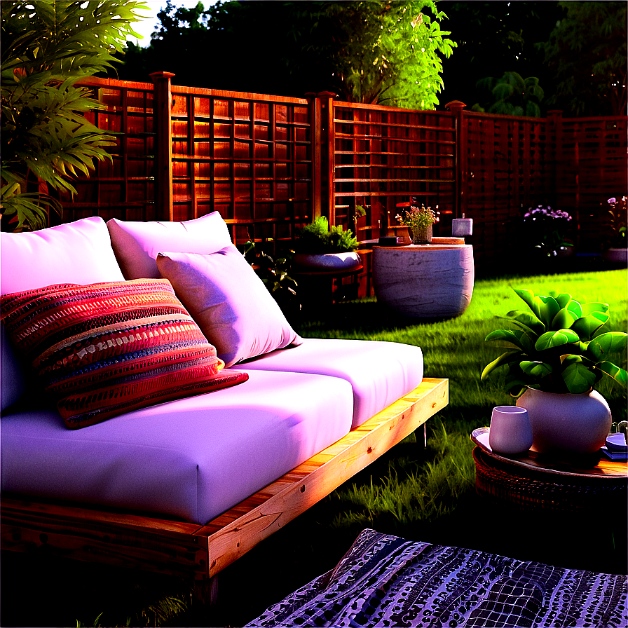 Cozy Backyard Setup Png Unn4 PNG image