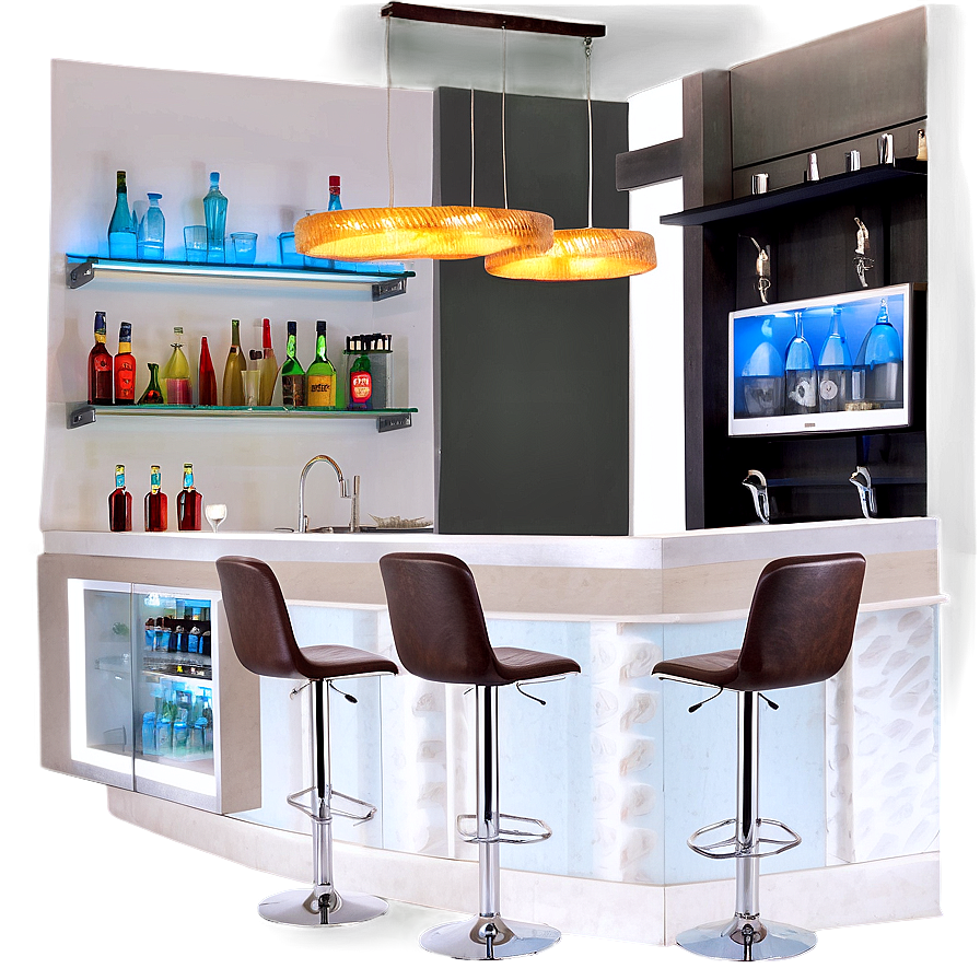 Cozy Basement Bar Concepts Png Fff PNG image