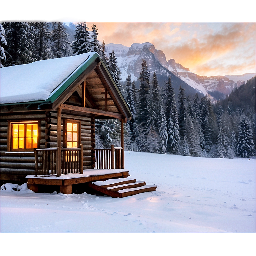 Cozy Cabin Oh The Places You'll Go Png 06212024 PNG image