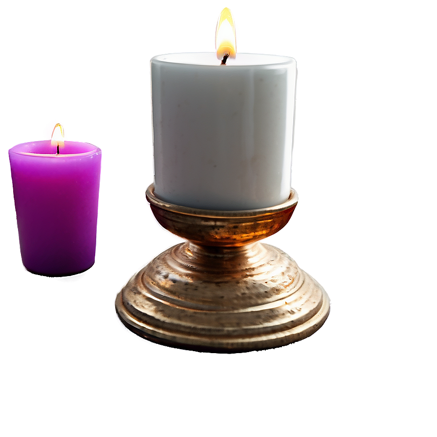 Cozy Candlestick Glow Png 06262024 PNG image