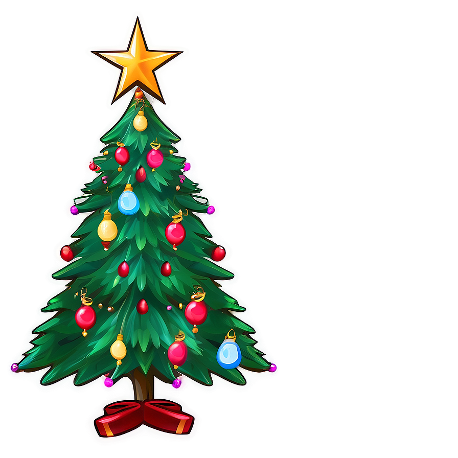 Cozy Christmas Tree Image Png Kph PNG image