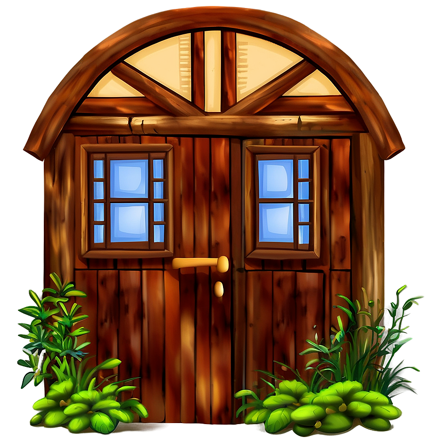 Cozy Cottage Door Png 05042024 PNG image