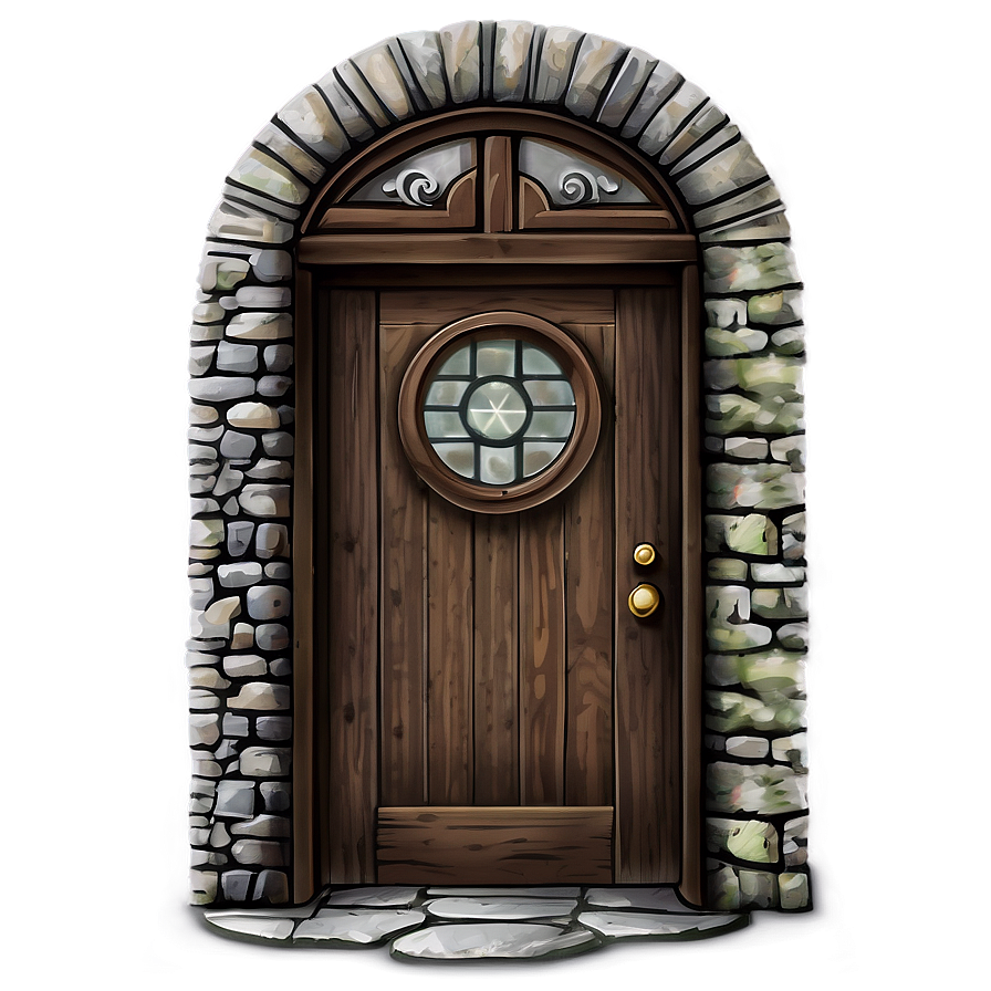 Cozy Cottage Door Png 05042024 PNG image